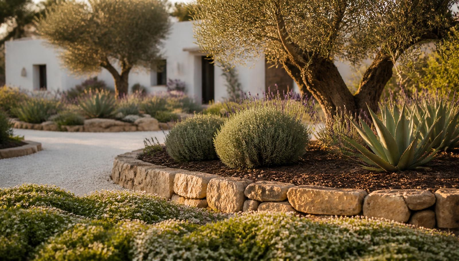Pflegeleichten Garten gestalten auf Ibiza