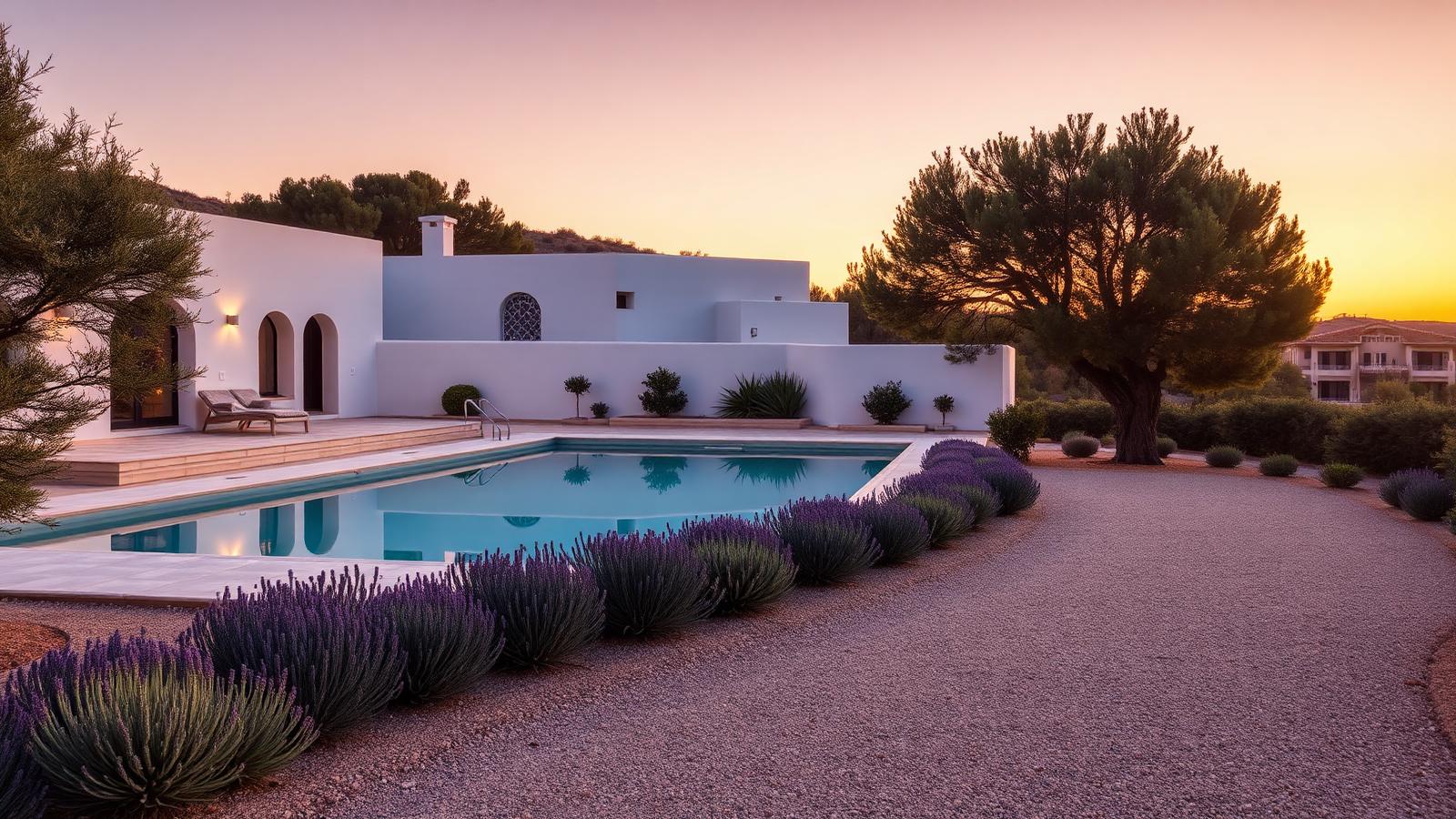 Wie man den Garten einer Luxusvilla auf Ibiza gestaltet